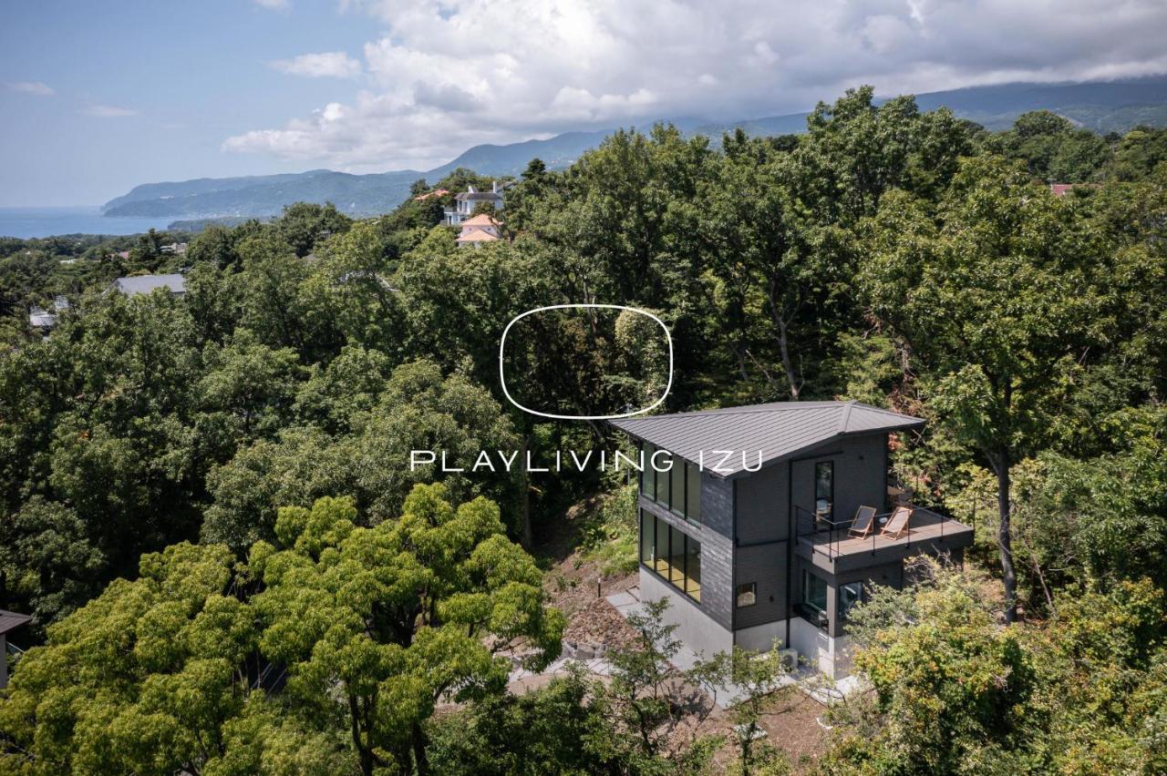 Playliving Izu - A Ocean View Villa With Onsen 伊東市 エクステリア 写真